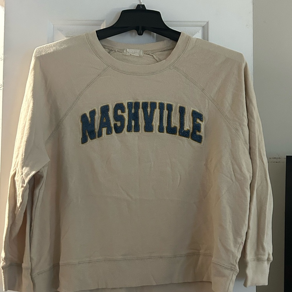 Altar'd State Cream Nashville Sweatshirt